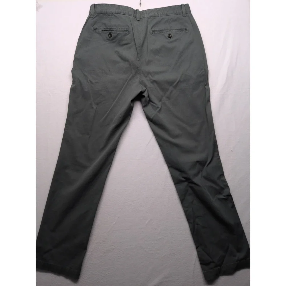 Banana Republic Pants Mens 32x32 Military Green Chino Aiden Bedford Linen Slim